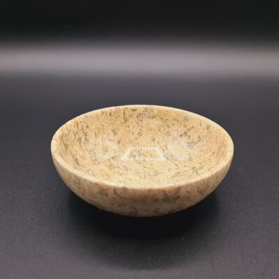Fossil/Coral Bowl - Marble Bowl (Multiple sizes) - 4"