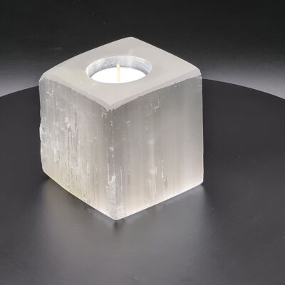 Selenite Tealight Holder - Square