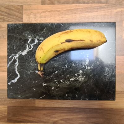 Onyx Extra Thick High Density Chopping Board Large - Black Marble