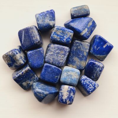 Lapis Lazuli Tumbled Stones, Lapis Lazuli Crystal, Blue Stone, Blue Crystal, Lapis Lazuli Worry Stone, Healing Crystal, Meditation Crystal - 1x