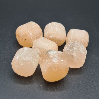 Orange Selenite tumble stones - 1x