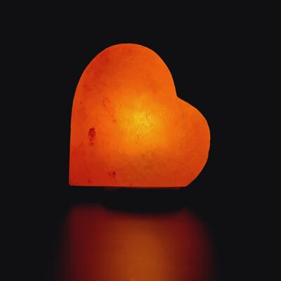 Himalayan Crystal Salt Lamp - Heart