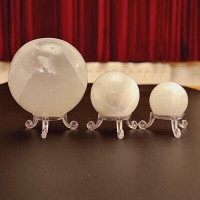 Selenite Charging Crystal Sphere - 12 cm