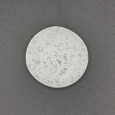 Selenite charging round disk - Multiple sizes - 10 cm