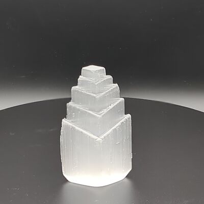 Selenite display crystal - Fishtail - 10 cm