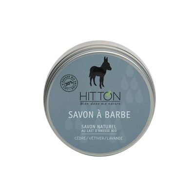 Savon à barbe au lait d'ânesse bio