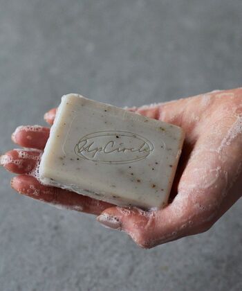 Barre de savon nettoyante naturelle, sans plastique et végétalienne - Fenouil + Cardamome 5