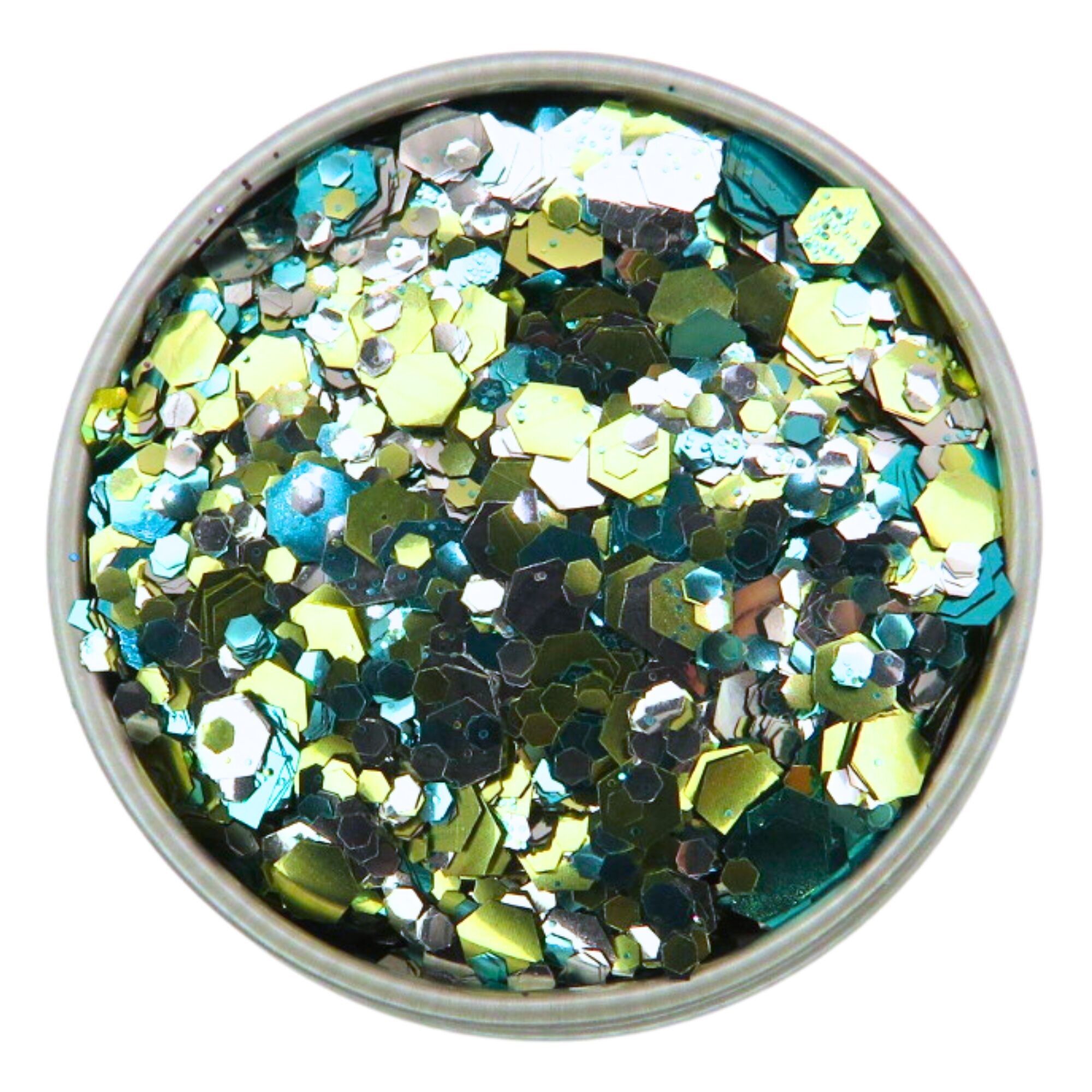 Pineapple Kisses Festival Glitter Blend | Face and Body Eco Glitter | Bioglitter