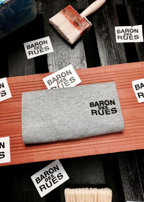 T-shirt Baron des rues (gris)