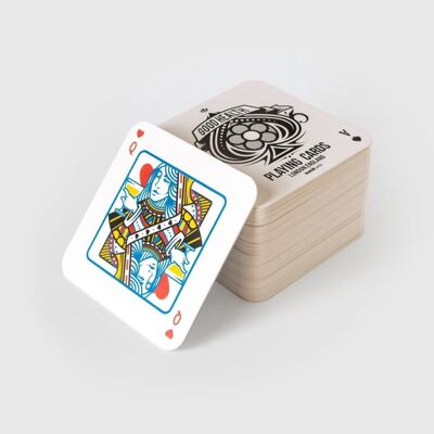 Playing card drink mats