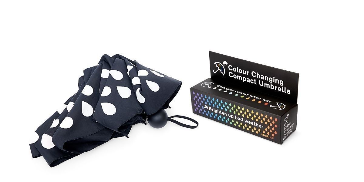 Ombrello cambia colore compatto