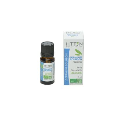 Organic bourbon geranium essential oil 5 ml