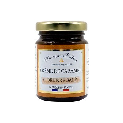 Maison Peltier Glass jar of honey caramel cream 120 gr