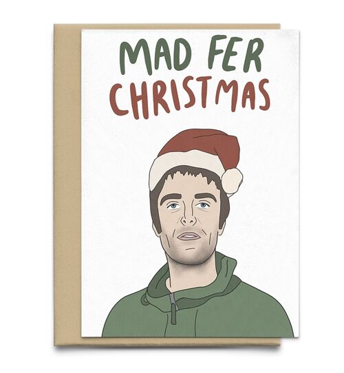 Mad Fer Christmas Liam Christmas Card