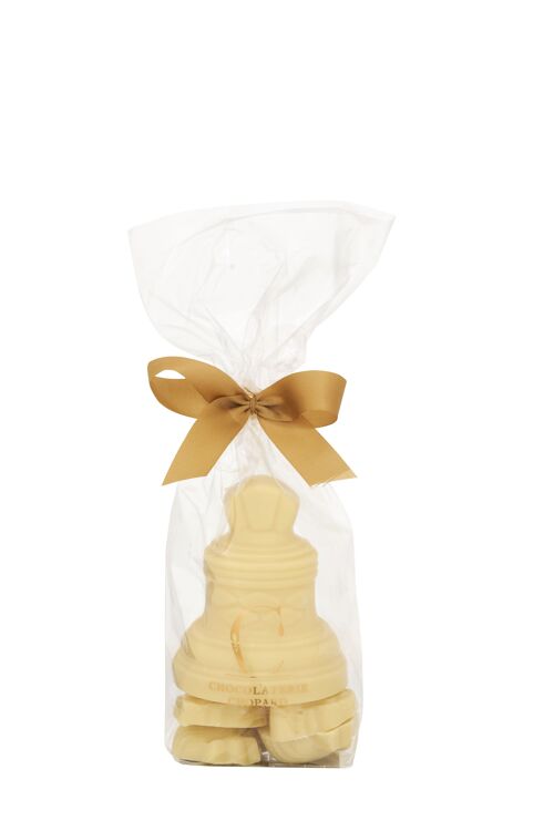 Sachet Moulage de Pâques Cloche Blanc