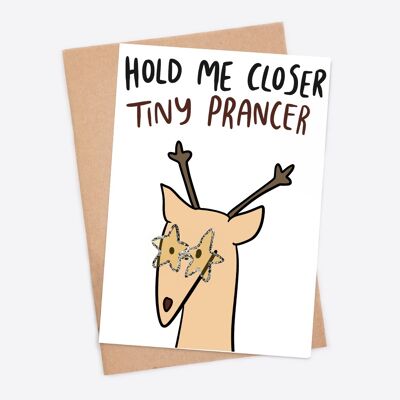 Tiny Prancer Christmas Card