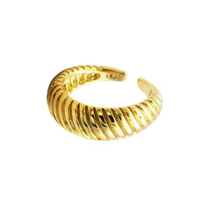 Anillo Cúpula Croissant Parisino