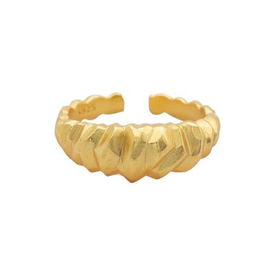 Luxuriöser Ring aus 14 Karat Gold