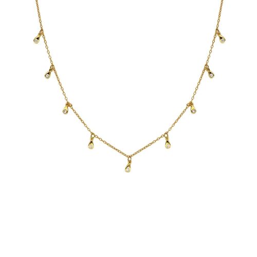 Gold Water Drop Necklace