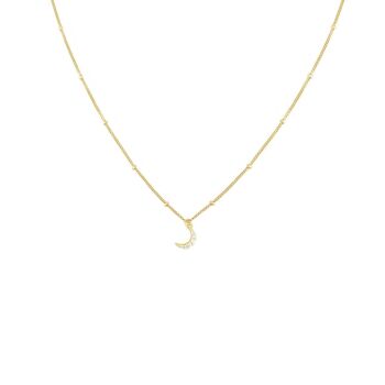 Collier Lune Or
