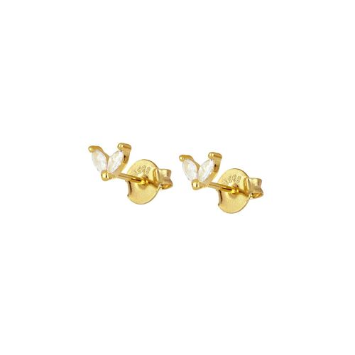 Gold Horse Eye Stud