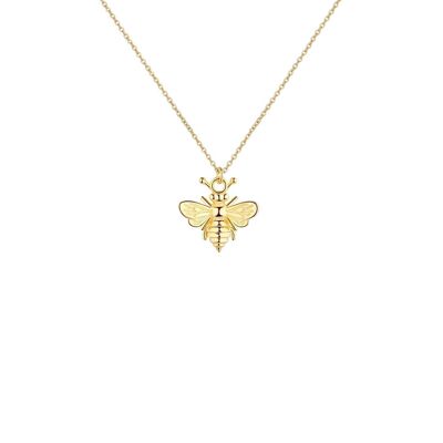 Gold Bee Necklace