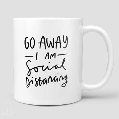 Taza Vete, soy social Distancing