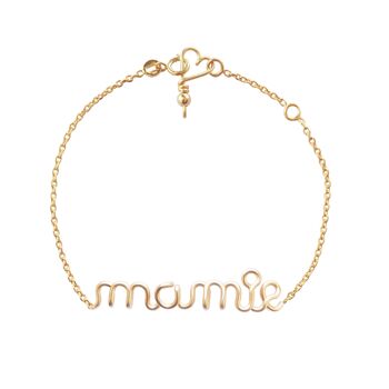 Bracelet chaîne mamie - goldfilled 14 carats 1