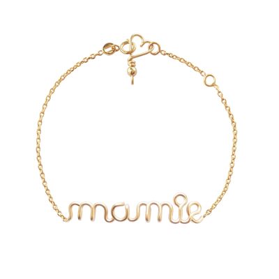 Bracelet chaîne mamie - goldfilled 14 carats