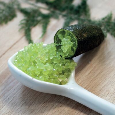 Fresh green lemon caviar - 60g / Tray
