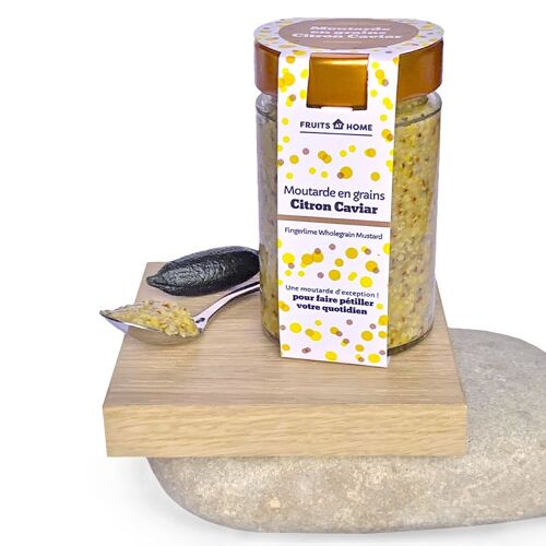 Moutarde en Grains Citron Caviar  - 200g