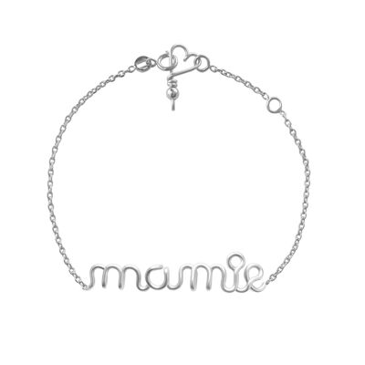 Granny chain bracelet - solid silver