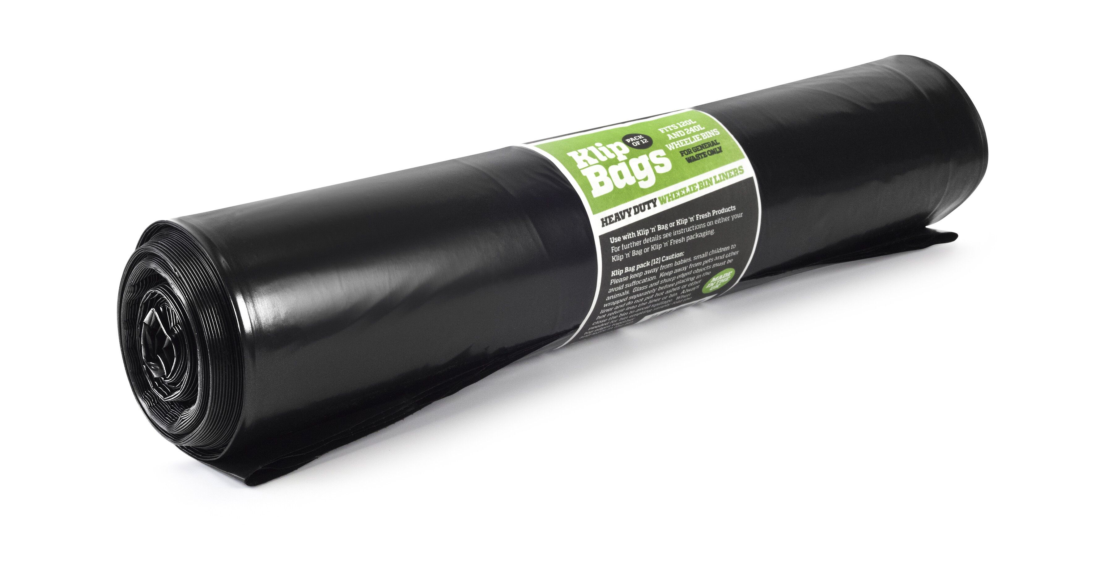 Wheelie Klips Klip Bags [Rouleau de 12 doublures] 5060536220032