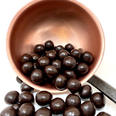 Corn balls, dark chocolate (bulk 1kg)