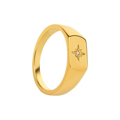 Astral gold ring