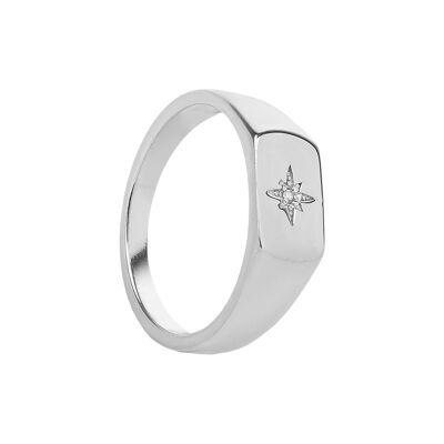Astral silver ring
