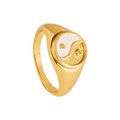 YIN YANG GOLD RING