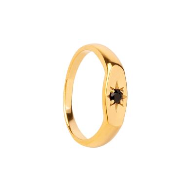 Starry gold ring