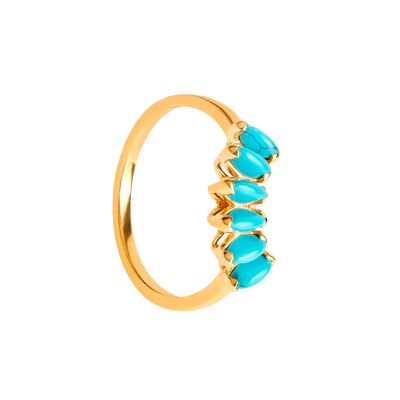 Ethereal gold ring