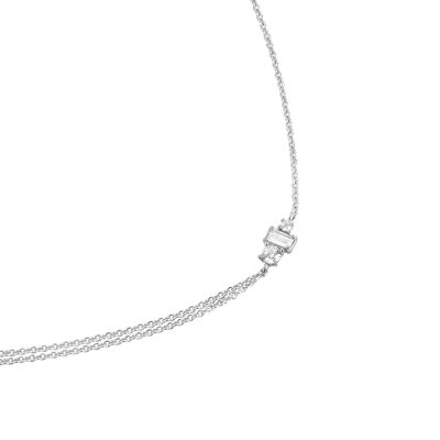 Ava silver necklace
