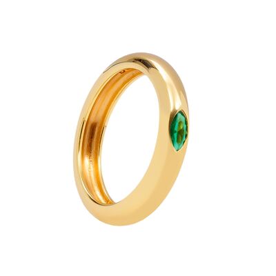 JADE PETRA GOLD RING