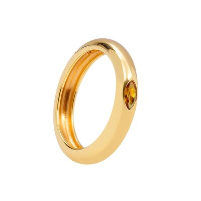 CITRON PETRA GOLD RING