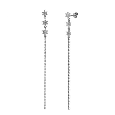 Symphony silver earrings