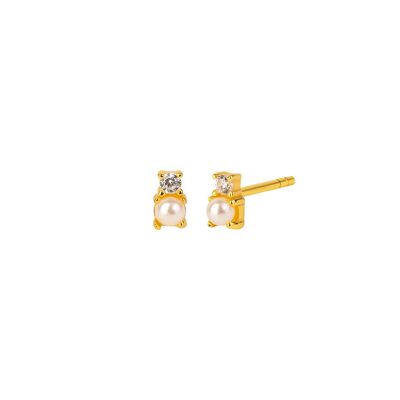 Salt gold studs