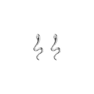 Little boa silver studs