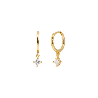 Hills gold earrings