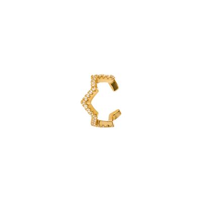 ZIG ZAG GOLD EAR CUFF