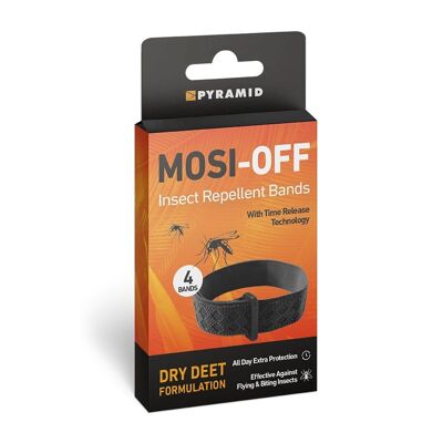 MOSI-OFF Fasce repellenti per insetti per polsi e caviglie