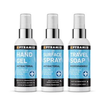 Pyramid Désinfectant / Gel antibactérien pour les mains sans alcool - 100 ml 3