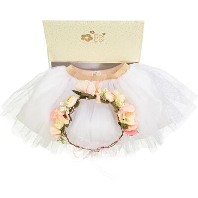 Box TUTU + Fleurs Roses